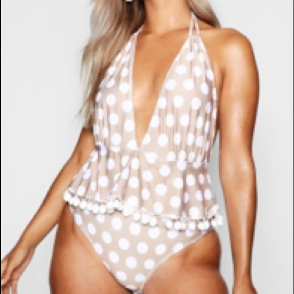 Polka Dot one-piece bathing suit
